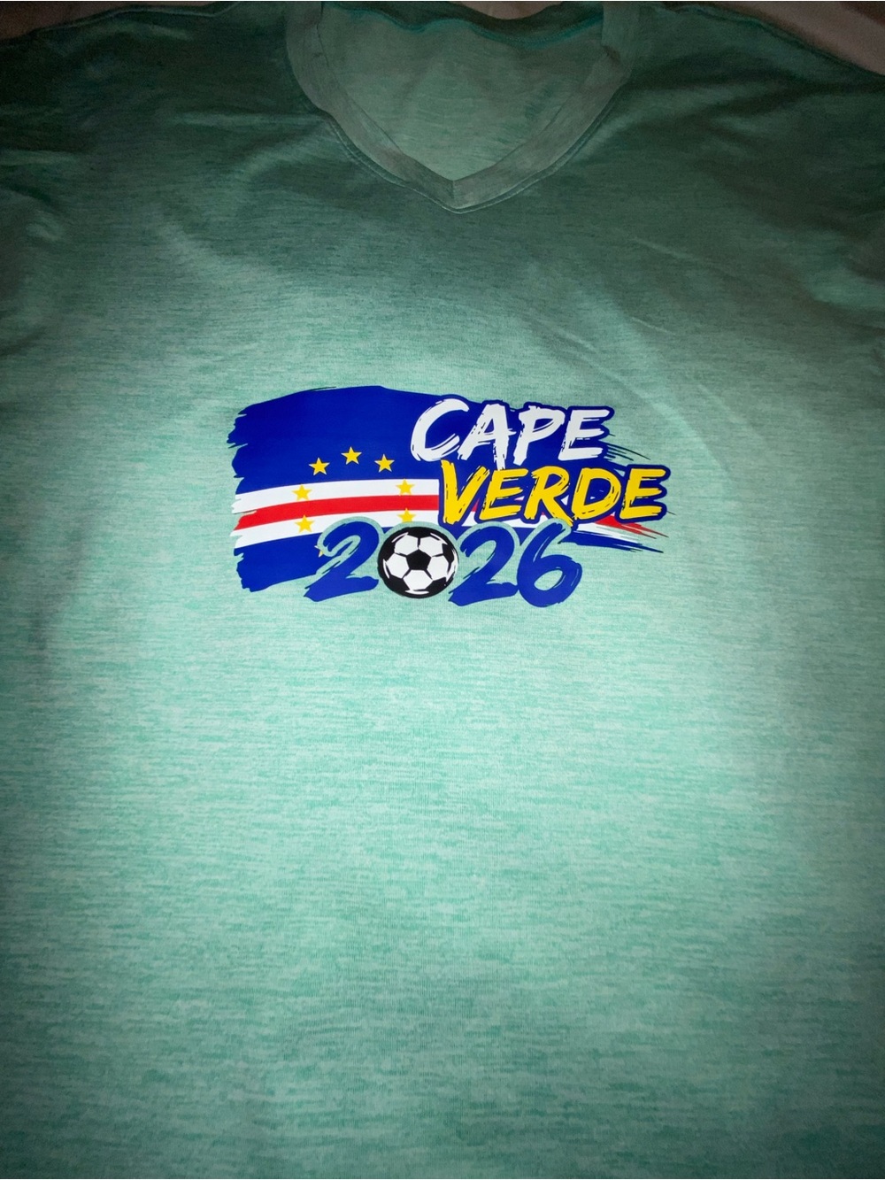 Cape Verde 2026 Graphic Tee - Mint Green m
